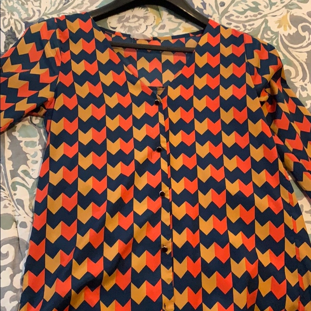 Quarter sleeve blouse